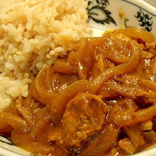 玉葱と豚肉のシンプル和風カレー